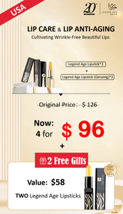 Legend Age Lipstick (Ginseng) sale| Anti-aging | Coloring |Moisturizing Lips| Repairing Lips with PANAX Ginseng root extracts and PANAX Ginseng Tissue Culture