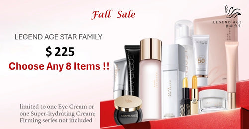 Legend Age Skincare Products Fall Sale: Any 8 items for $225