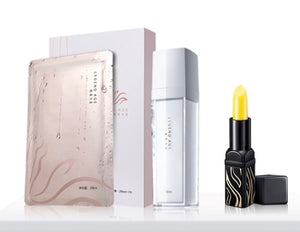 3 in 1 Legend Age Emulsion Spray/ Lipstick/ Lip Balm/ Advanced Hydrating Mask/  can hydrate and lock the moisture in your skin, easy to apply