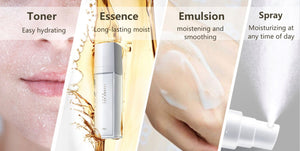 3 in 1 Legend Age Emulsion Spray is combining toner, essence and emulsion function. Its rich essence ingredients and high-tech helping the better absorption can give you a plumping and younger look. Two ways to use any time and can be used as makeup setting spray.