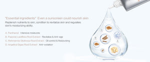 Legend Age Whitening Sunscreen has multi-essence nutrients to nourish skin