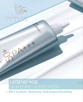Legend Age Whitening Sunscreen is 3 In 1: Sunblock / Brightening / Multi-Essence Nourishing SPF 50+ PA+++  High efficient sunscreen, safe to use for all skin types